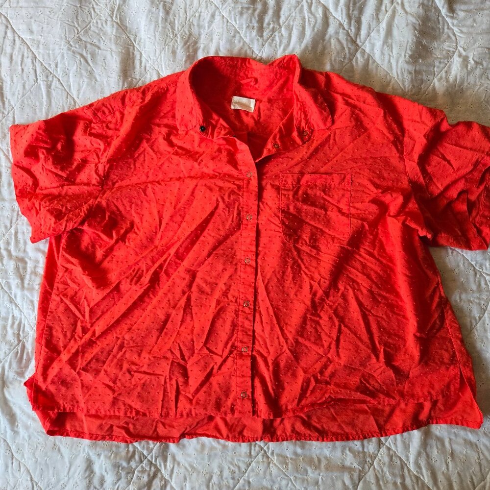 Connally Goods Thomas Shirt 4X in red swiss dot